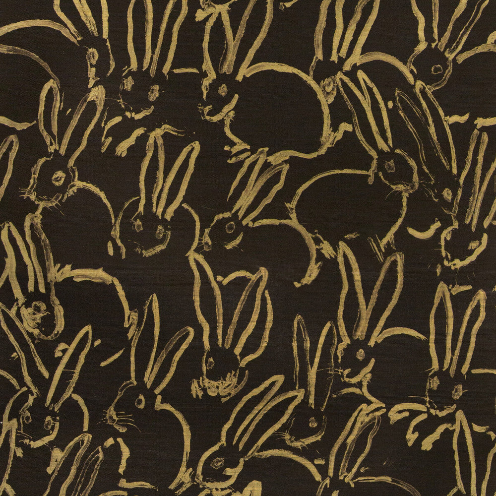Hula Black by Groundworks Designer Wallcovering HUNT SLONEM II SISAL - 90%;COTTON - 10% United States - Horizontal: 34 and Vertical: 40 34 - Swanky Fabrics -