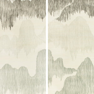 Cascadia Paper Pearl by Groundworks Designer Wallcovering