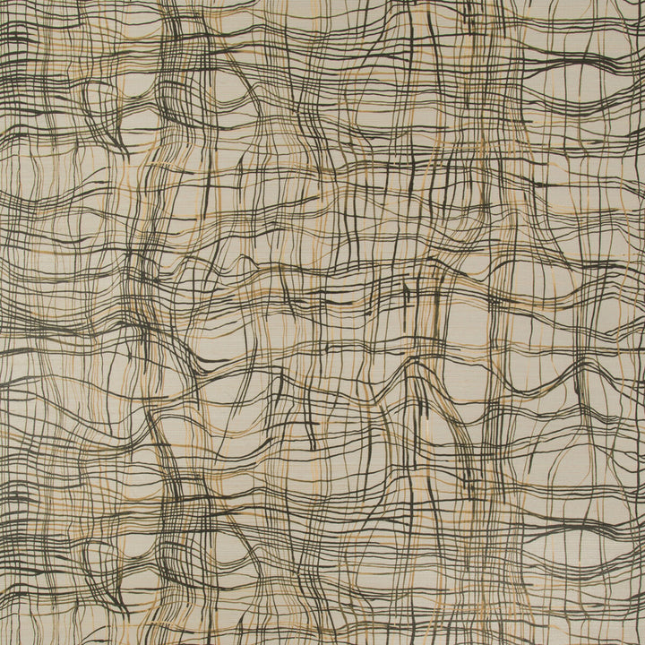 Entangle Paper Charred by Groundworks Designer Wallcovering KELLY WEARSTLER WALLPAPERS IV JUTE - 90%;COTTON - 10% Italy Horizontal: 34.25 and Vertical: 24.41 34.25 - Swanky Fabrics -
