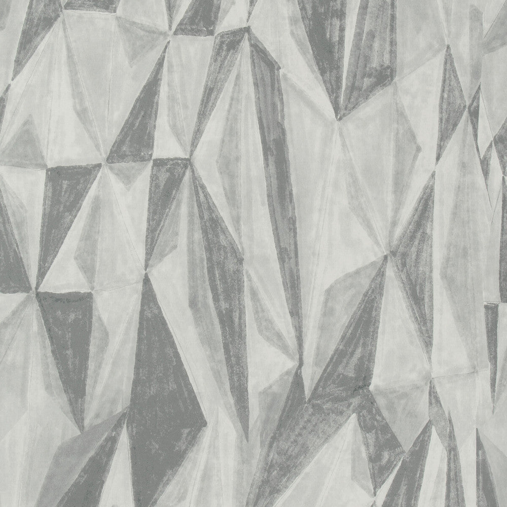 Covet Paper Gris by Groundworks Designer Wallcovering KELLY WEARSTLER WALLPAPERS IV WOOD PULP - 45%;BINDER - 20%;MINERAL FILLERS - 20%;POLYESTER - 15% United Kingdom - Horizontal: 27.5 and Vertical: 42.3 27.5 - Swanky Fabrics -