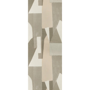 District Paper Alabaster by Lee Jofa Modern Designer Wallcovering