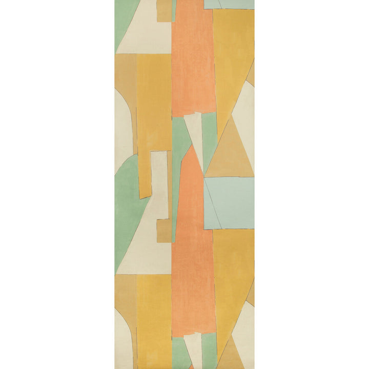District Paper Tawny by Groundworks Designer Wallcovering KELLY WEARSTLER WALLPAPERS V CELLULOSE - 60%;POLYESTER - 24%;MINERAL FILLERS - 12%;BINDER - 4% Italy - Horizontal: 26.77 and Vertical: 42.18 26.77 - Swanky Fabrics -