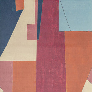 District Paper Claret by Lee Jofa Modern Designer Wallcovering