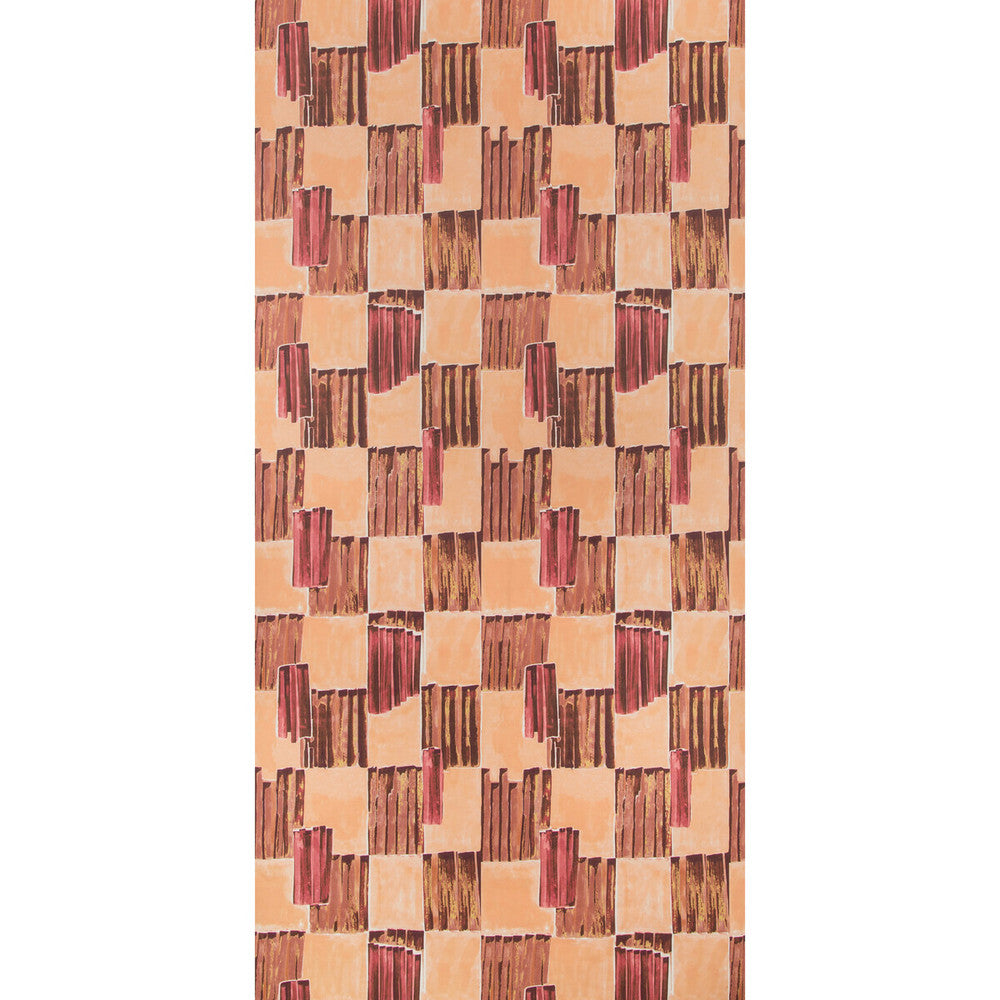 Lyre Paper Fiery by Lee Jofa Modern Wallcovering Lee Jofa Modern Wallcovering Lyre Paper FieryWallcovering KELLY WEARSTLER WALLPAPERS V CELLULOSE - 60%;POLYESTER - 24%;MINERAL FILLERS - 12%;BINDER - 4% Italy </p><p>Repeat: H: 26.77, V: 17.56 26.77 - Fabric Carolina -