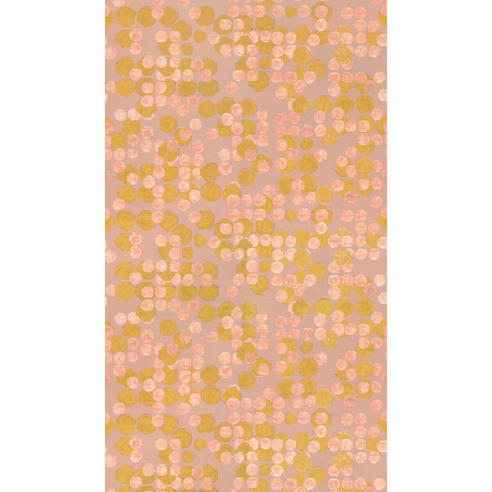 Hex Paper Aura by Groundworks Designer Wallcovering KELLY WEARSTLER WALLPAPERS V LINEN - 80%;ACRYLIC - 20% Italy Horizontal: 34.25 and Vertical: 24.68 34.25 - Swanky Fabrics -