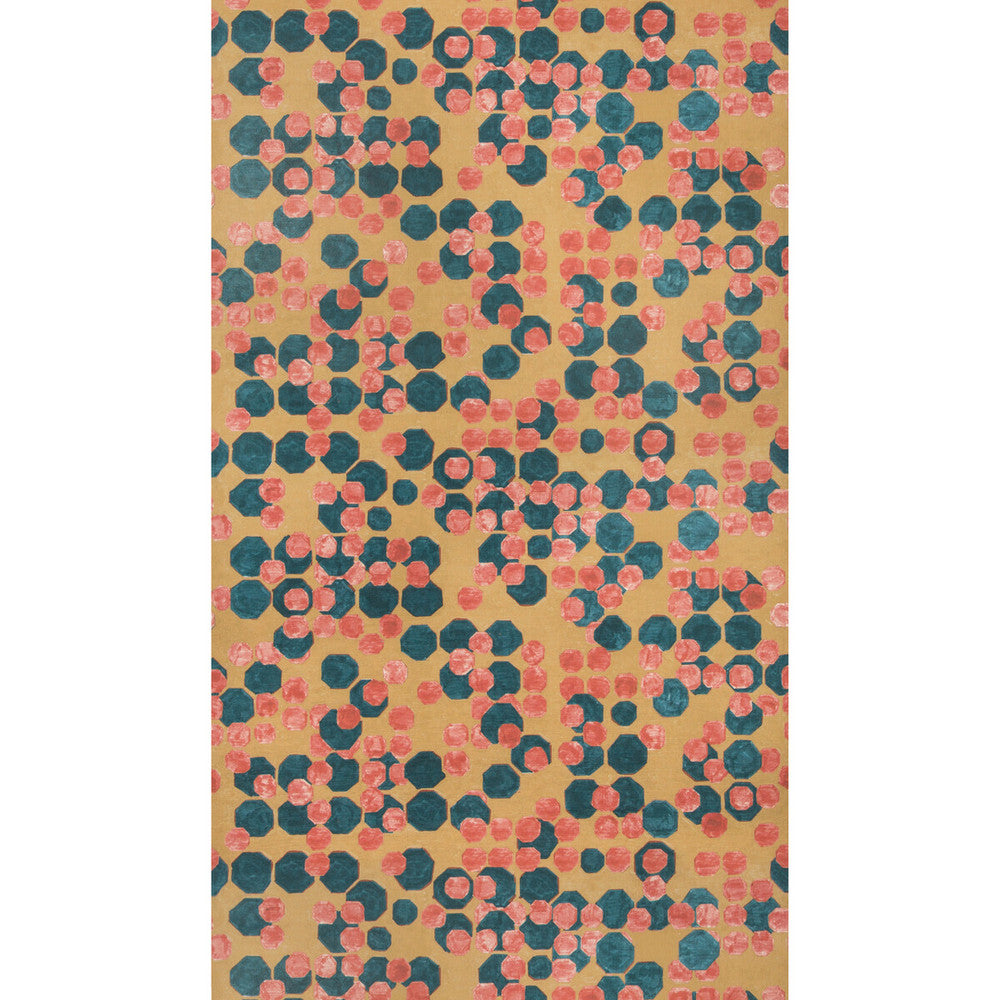 Hex Paper Arizona by Groundworks Designer Wallcovering KELLY WEARSTLER WALLPAPERS V LINEN - 80%;ACRYLIC - 20% Italy - Horizontal: 34.25 and Vertical: 24.68 34.25 - Swanky Fabrics -
