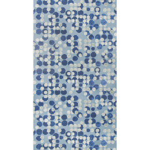 Hex Paper Marine by Lee Jofa Modern Designer Wallcovering