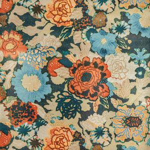 Arioso Paper Sea/Spice by Lee Jofa Modern Designer Wallcovering