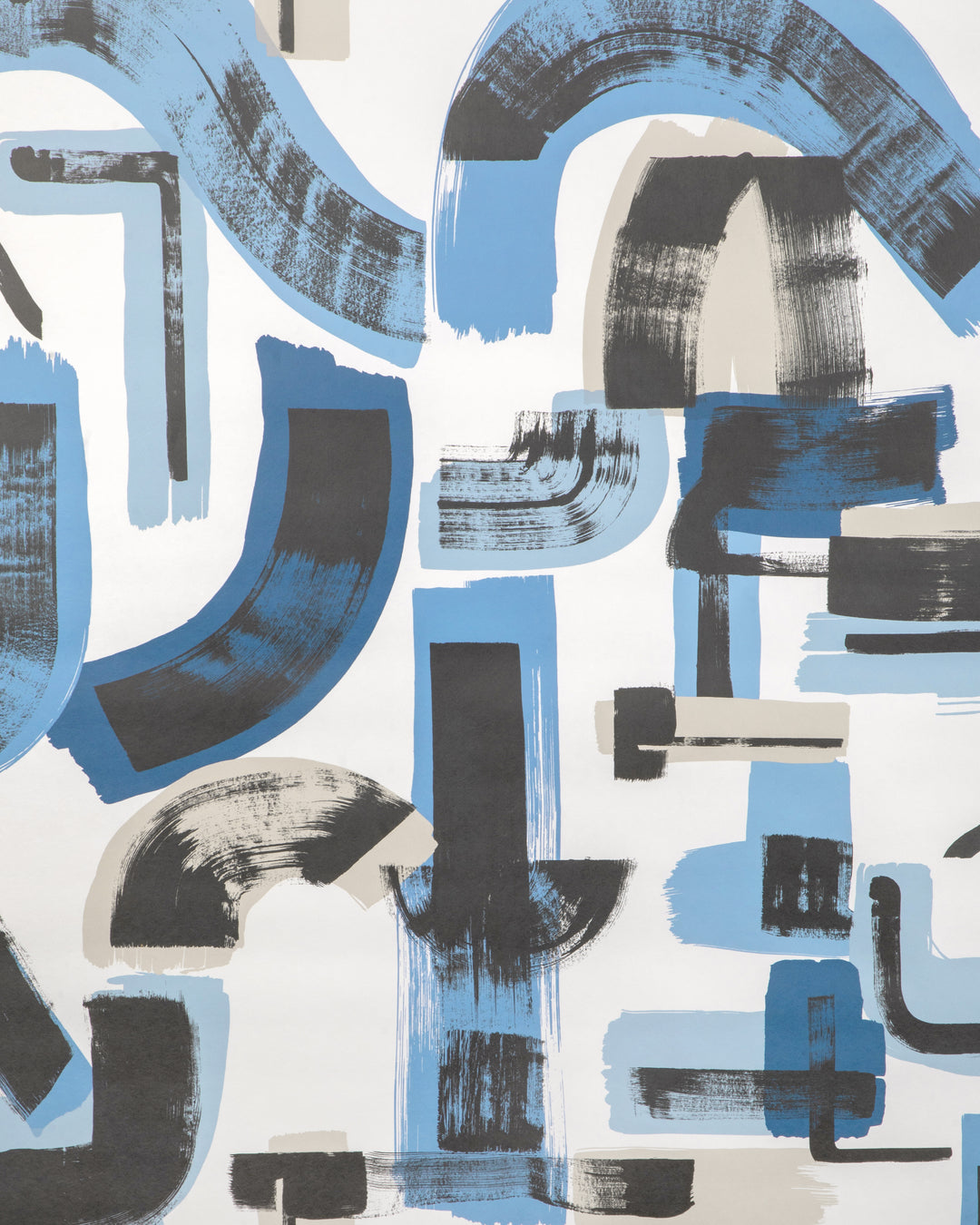 Bleecker Paper - Capri/Navy GWP-3738.155.0 by Lee Jofa Modern Designer Wallcovering