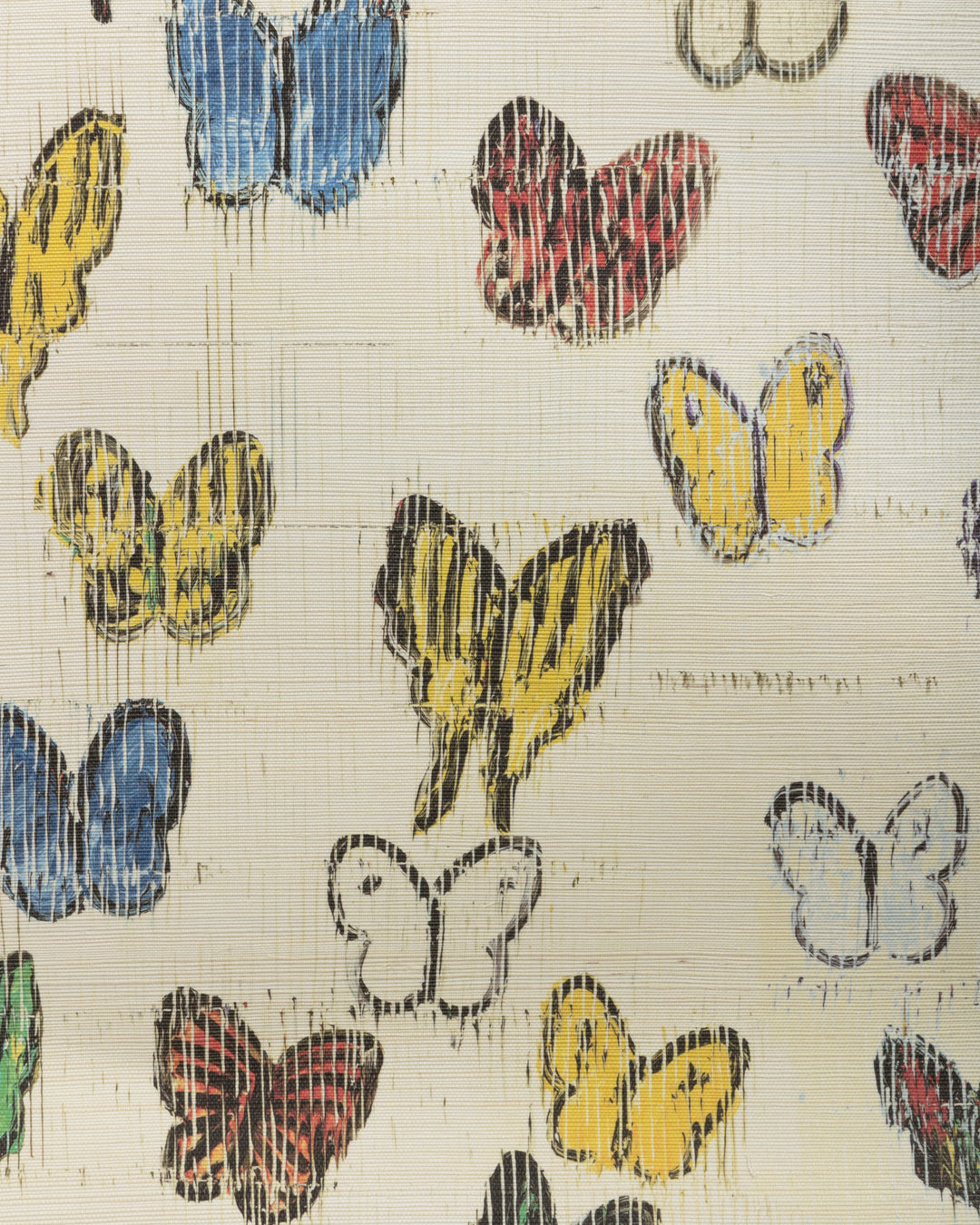 Flutter Sisal - Rainbow GWP-3746.194.0 by Lee Jofa Modern Designer Wallcovering