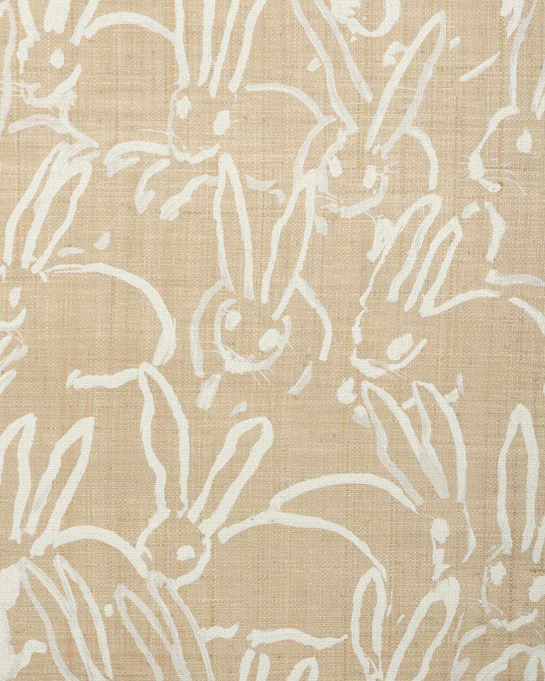 Hutch Raffia - Ivory GWP-3750.161.0 by Lee Jofa Modern Designer Wallcovering