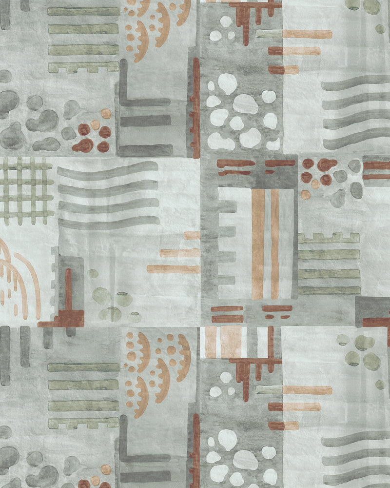 Veda Wc - Patina GWP-3753.324.0 by Lee Jofa Modern Designer Wallcovering