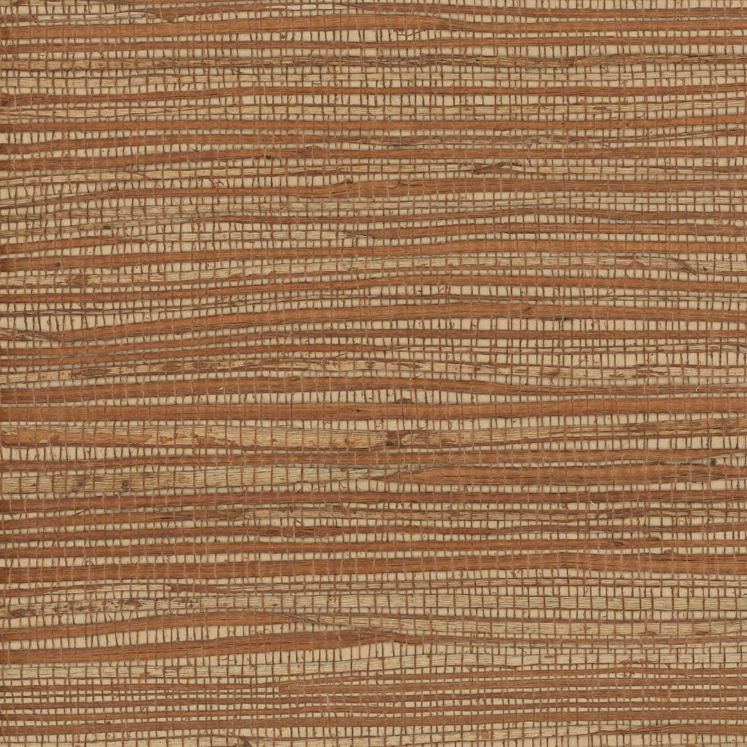 Mystic (Wp) # A27 Sienna by Maxwell Designer Wallpaper Grasscloth Wallcovering GRASSROOT BACKING: 90g NON WOVEN CHINA 36" x 8YD - Swanky Fabrics -