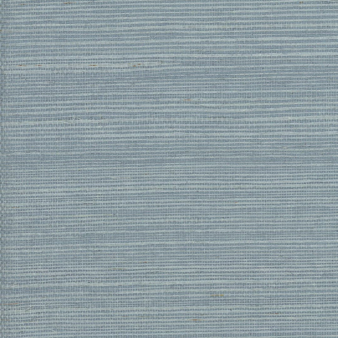 Lupine (Wp) # A88 Blue by Maxwell Designer Wallpaper Grasscloth Wallcovering SISAL BACKING: 120g NON WOVEN CHINA 36" x 8YD - Swanky Fabrics -