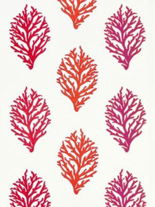 Coral Reef Embroidery Passion Fruit GW272040001 by Grey Watkins Designer Fabric