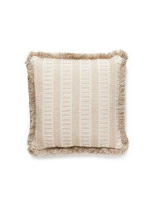 Lark Stripe Pillow 18 X 18 - Sand Dollar GWLARKSPILL0001 by Scalamandre Designer Pillows