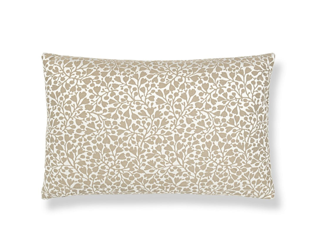 Elodie Weave Pillow 14 X 22 - Flax GWLBDK272280001 by Scalamandre Designer Pillow