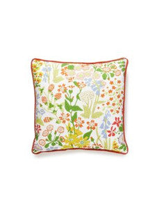 Nymph Floral Pillow 18 X 18 - Springtime GWNYMPHPILA0001 by Scalamandre Designer Pillows