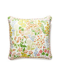 Nymph Floral Pillow 22 X 22 - Springtime GWNYMPHPILB0001 by Scalamandre Designer Pillows