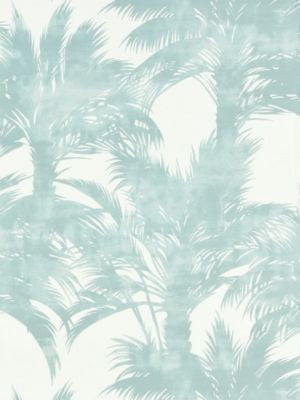 Palm Print Surf GW166100002 by Grey Watkins Designer Fabric BREEZE 55% LINEN 45% COTTON ITALY LIGHT DUTY Horizontal: 36.5" and Vertical: 27.5" 55 - Swanky Fabrics -