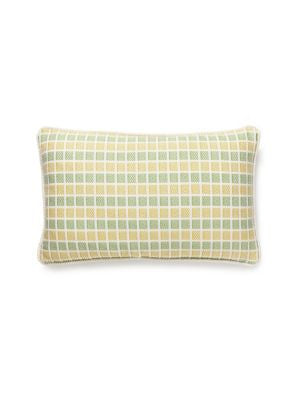 Fair Isle Pillow 14 X 22 - Meadow GWLFAIRPILL0002 by Scalamandre Designer Pillows 100% COTTON U.S.A. Horizontal: and Vertical: 0 - Swanky Fabrics -