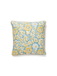Maiden Floral Pillow 18 X 18 - Aruba GWMAIDFPILL0002 by Scalamandre Designer Pillows