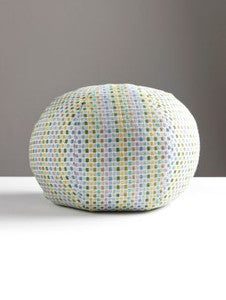 Odette Weave Pillow 12 Dia - Parakeet GWSODETPILL0002 by Scalamandre Designer Pillows