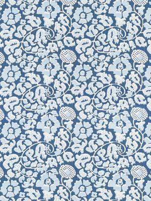 Maiden Floral Denim GW166290003 by Grey Watkins Designer Fabric FOLKLORE 60% LINEN 30% COTTON 10% NYLON THAILAND MEDIUM DUTY Horizontal: 10.75" and Vertical: 13" 53 - Swanky Fabrics -