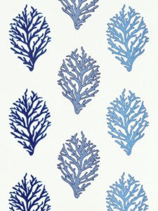 Coral Reef Embroidery Marine GW272040003 by Grey Watkins Designer Fabric