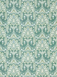 Kandira Ikat Turquoise GW272100003 by Grey Watkins Designer Fabric