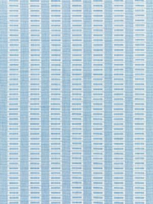 Lark Stripe Bluebell GW272450003 by Grey Watkins Designer Fabric FOLKLORE 100% COTTON INDIA MEDIUM DUTY Horizontal: 0.75" and Vertical: 3.25" 55 - Swanky Fabrics -