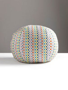 Odette Weave Pillow 12 Dia - Confetti GWSODETPILL0003 by Scalamandre Designer Pillows