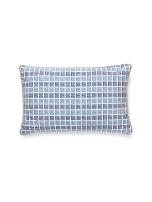 Fair Isle Pillow 14 X 22 - Sailboat GWLFAIRPILL0004 by Scalamandre Designer Pillows 100% COTTON U.S.A. Horizontal: and Vertical: 0 - Swanky Fabrics -