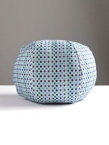 Odette Weave Pillow 12 Dia - Seaside GWSODETPILL0004 by Scalamandre Designer Pillows