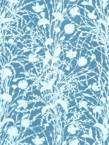 Wildflower Blueprint GW166230005 by Grey Watkins Designer Fabric