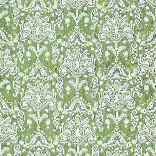 Kandira Ikat/Spring Green by Grey Watkins Fabric Grey Watkins Fabric Kandira Ikat/Spring GreenFabric BREEZE 60% LINEN 40% COTTON INDIA </p><p>Repeat: H: 12.5", V: 14" 54" - Fabric Carolina -
