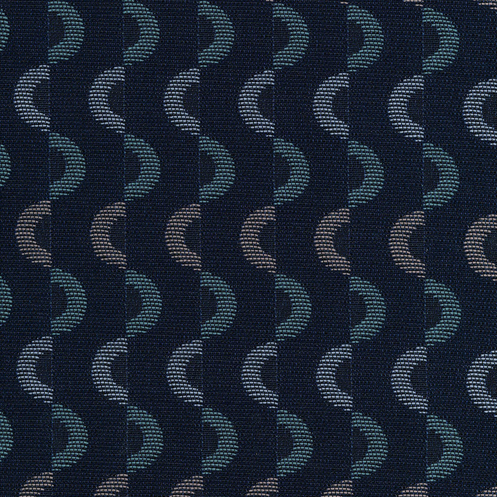 Gyre 334 Danube by Seaqual Designer Fabric Gyre 78% Polyester,22% Seaqual Polyester 102,000 Double Rubs (Wyzenbeek) </p><p>Repeat: Horizontal: 1.875 in. (4.763 cm) across the roll and Vertical: 6.675 in. (16.955 cm) up the roll 55 in. (140 cm) - Swanky Fabrics -