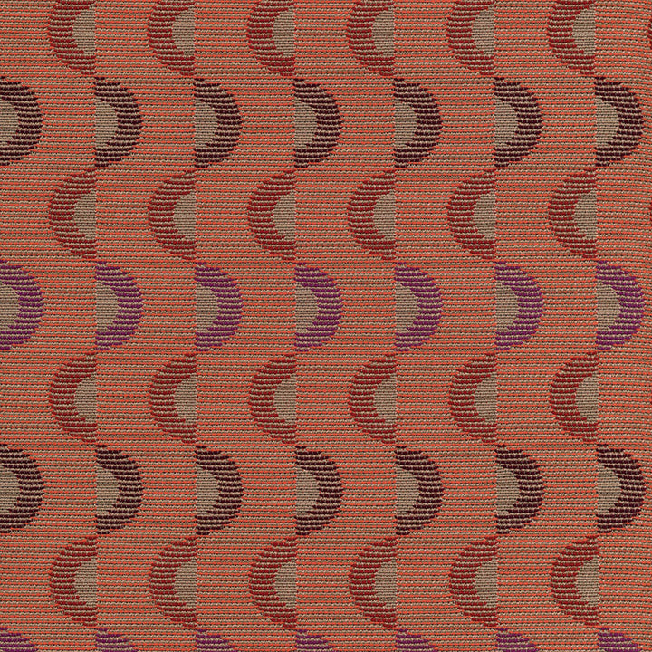 Gyre 441 Coral Reef by Seaqual Designer Fabric Gyre 78% Polyester,22% Seaqual Polyester 102,000 Double Rubs (Wyzenbeek) </p><p>Repeat: Horizontal: 1.875 in. (4.763 cm) across the roll and Vertical: 6.675 in. (16.955 cm) up the roll 55 in. (140 cm) - Swanky Fabrics -