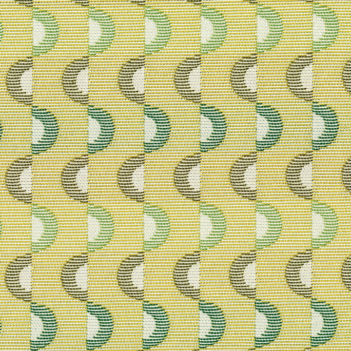 Gyre 522 Lemon by Seaqual Designer Fabric Gyre 78% Polyester,22% Seaqual Polyester 102,000 Double Rubs (Wyzenbeek) </p><p>Repeat: Horizontal: 1.875 in. (4.763 cm) across the roll and Vertical: 6.675 in. (16.955 cm) up the roll 55 in. (140 cm) - Swanky Fabrics -
