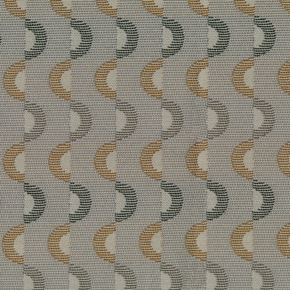 Gyre 794 Bronze by Seaqual Designer Fabric Gyre 78% Polyester,22% Seaqual Polyester 102,000 Double Rubs (Wyzenbeek) </p><p>Repeat: Horizontal: 1.875 in. (4.763 cm) across the roll and Vertical: 6.675 in. (16.955 cm) up the roll 55 in. (140 cm) - Swanky Fabrics -