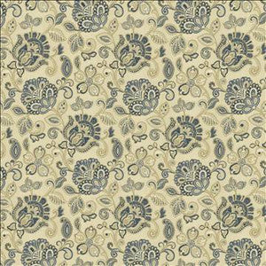 Go For Baroque Blue by Kasmir Designer Fabric