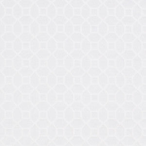 Gramercy Square White by Europatex Designer Fabric