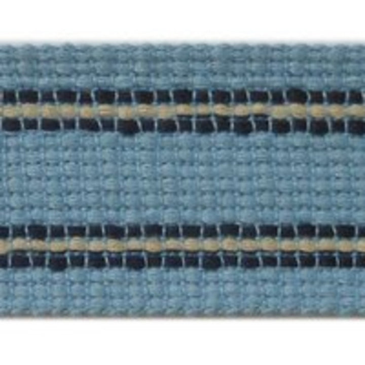 Grassi Blue by Europatex Designer Fabric Carnivale 100% Polyester 1.50 inches - Swanky Fabrics -