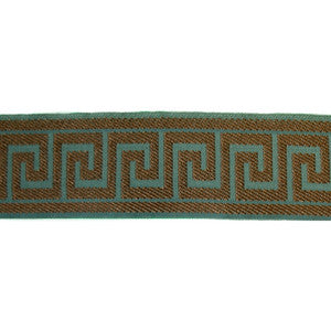 Greek Key Espresso by Europatex Designer Fabric