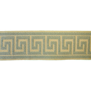 Greek Key Mist by Europatex Designer Fabric