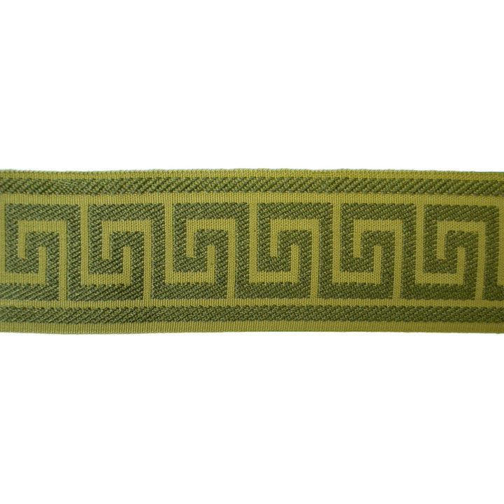 Greek Key Pear by Europatex Designer Fabric Tapes Decor 100% Polyester 1.40 inches - Swanky Fabrics -