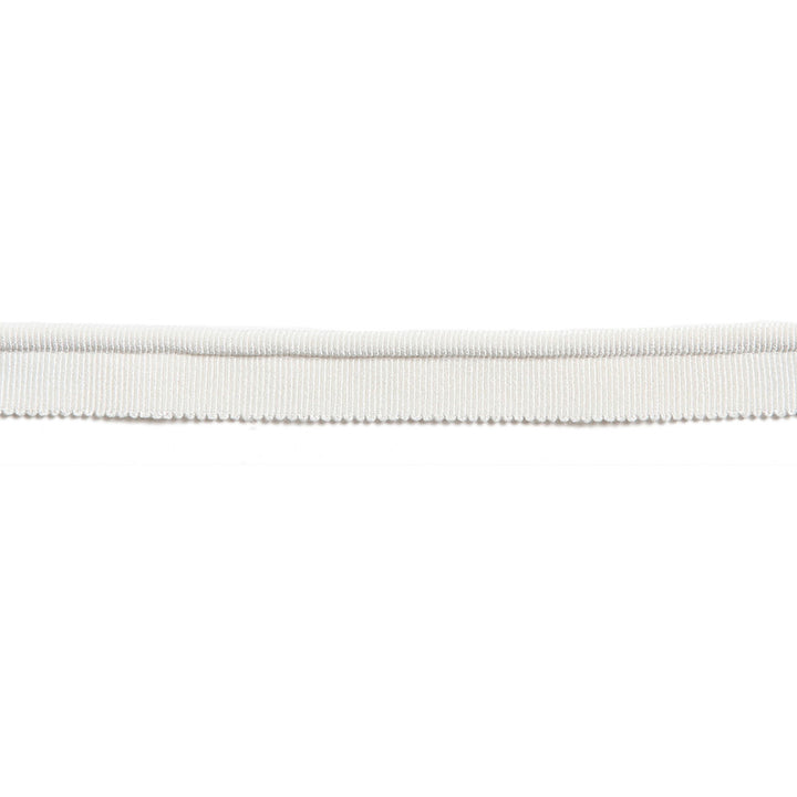Hellenic Key Grosgrain Lip Cord Pearl by Europatex Designer Fabric Hellenic 45% Rayon, 31% Cotton, 23% Fibranne, 1% Polyester 0.25 inches - Swanky Fabrics -