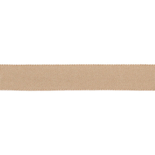 Versailles 7/8" Grosgrain Ribbon - Biscotti by Europatex Designer Fabric Versailles 100% Rayon China See Sample Horizontal: N/A and Vertical: N/A 0.88 inches  - Swanky Fabrics -