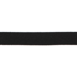 Versailles 7/8" Grosgrain Ribbon Tape Black by Europatex Designer Fabric