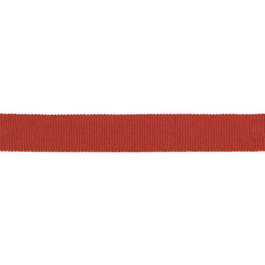 Versailles 7/8" Grosgrain Ribbon - Brique by Europatex Designer Fabric Versailles 100% Rayon China See Sample Horizontal: N/A and Vertical: N/A 0.88 inches  - Swanky Fabrics -